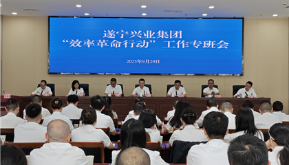 遂寧興業(yè)集團(tuán)召開 “效率革命行動(dòng)”工作專班會議